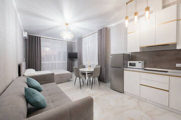 Апартаменты люкс Gold Premium(с кухней) в Гостинице Эллада