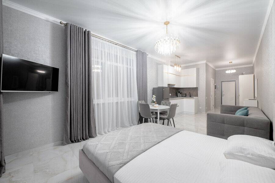 Фотографии номера Апартаменты люкс Gold Premium(с кухней) в Гостинице Эллада Лазаревское