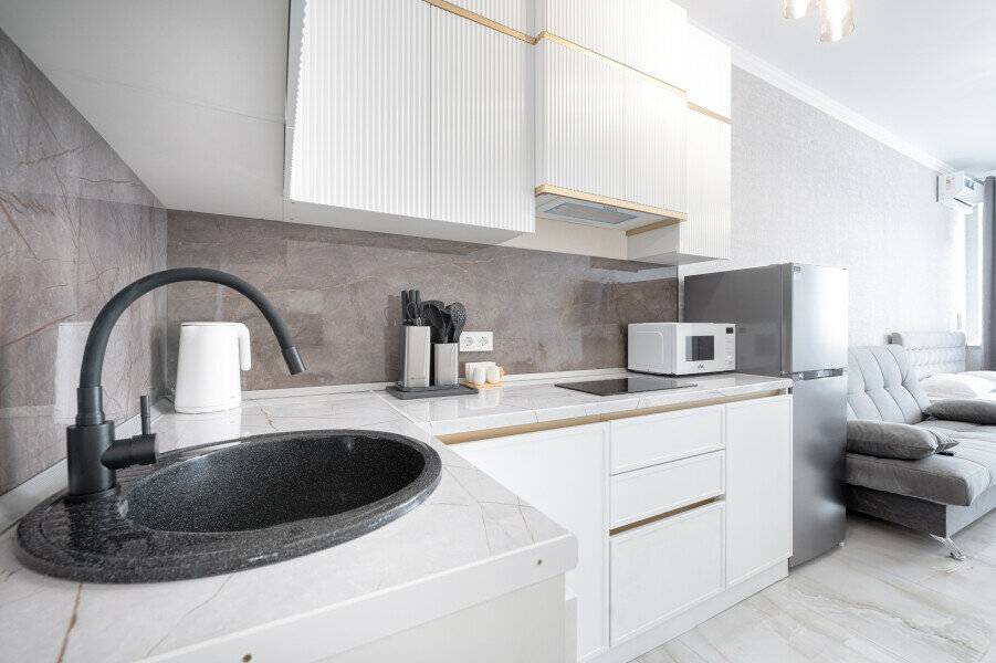 Фотографии номера Апартаменты люкс Gold(с кухней) в Гостинице Эллада Лазаревское